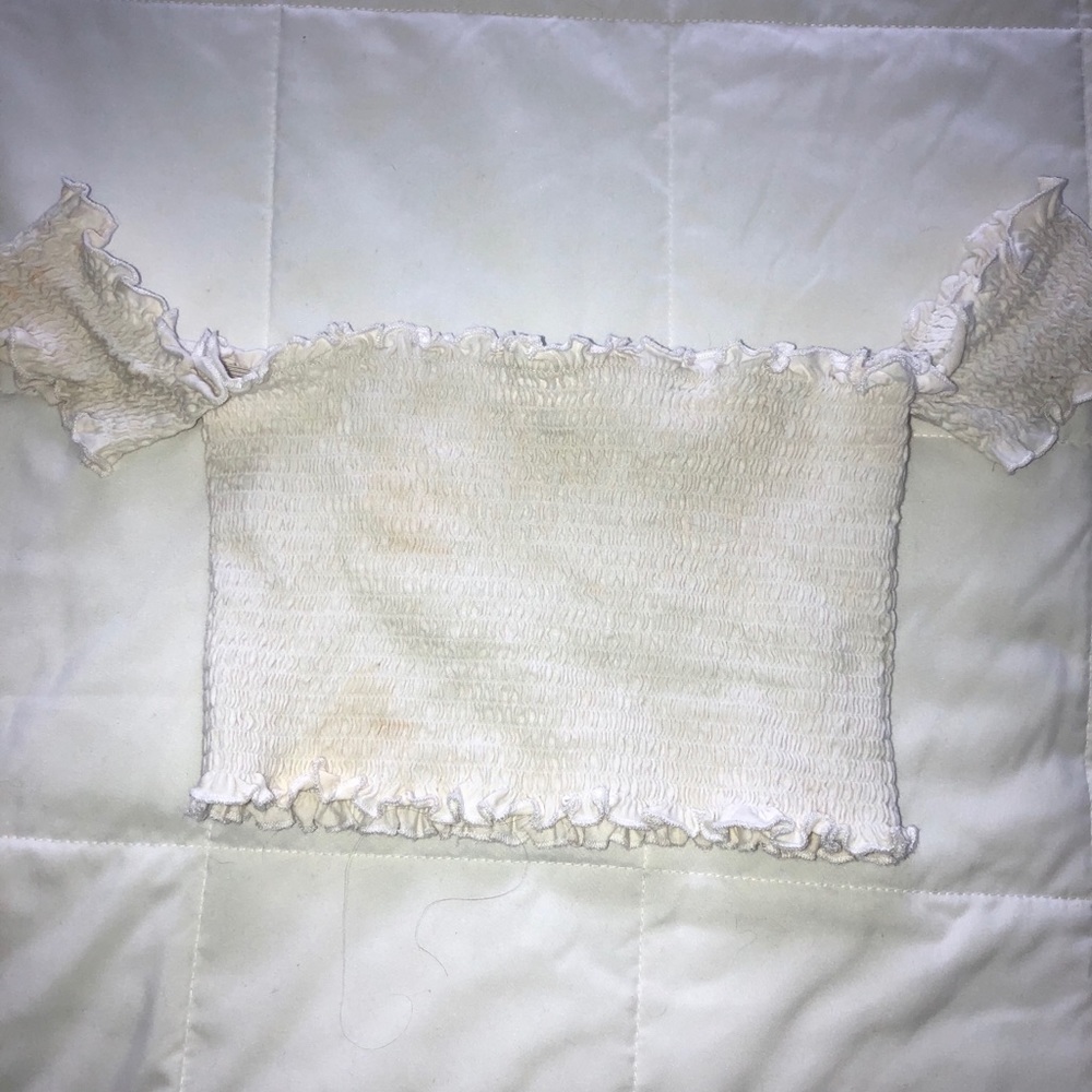 Urban Outfitters Smocked Crop Top
